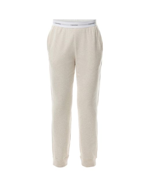 Calvin Klein Gray Modern Terry Jogger Pants