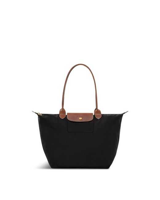 Longchamp Black Le Pliage Original Large Tote Bag