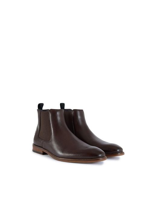 V.Gan Brown Affogato Chelsea Boots for men