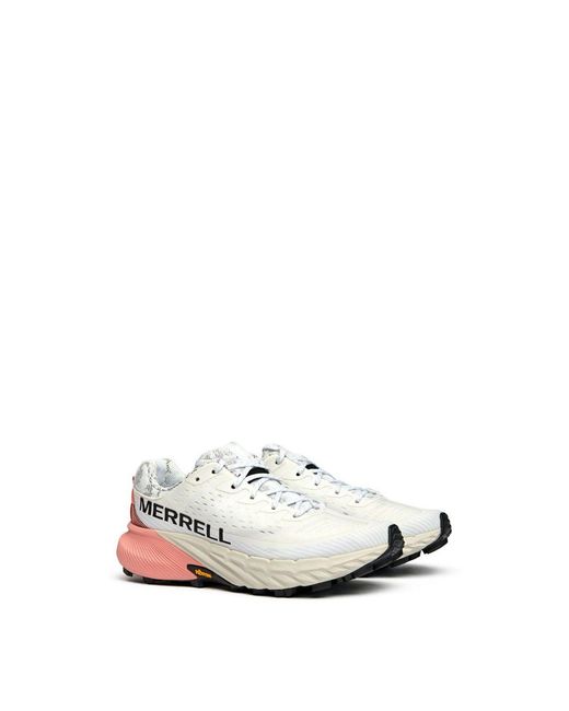 Merrell White Agility Peak 5 Trainers for men