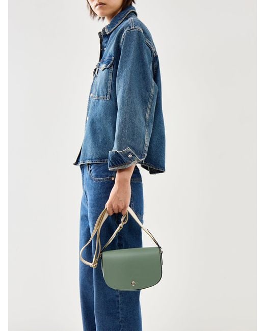 Longchamp Blue Epure Timeless Crossbody Small Bag