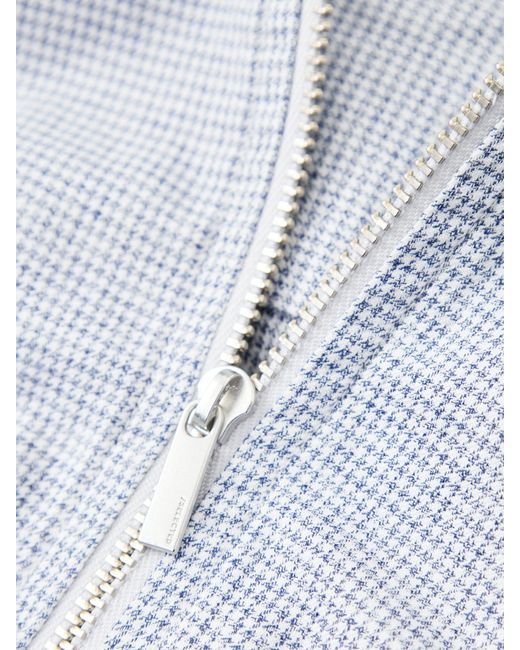 SELECTED Blue Zip Overshirt for men