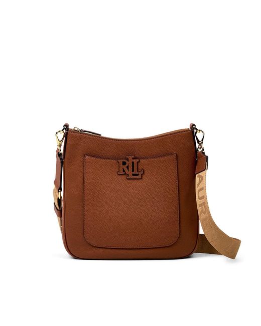 Ralph Lauren Brown Women's Cameryn 27 Large Crossbody