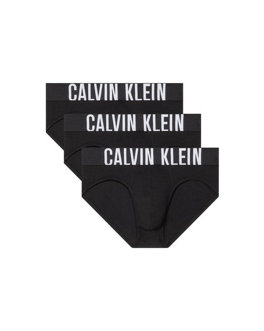 Calvin Klein Black Hip Brief Intense Power 3P for men