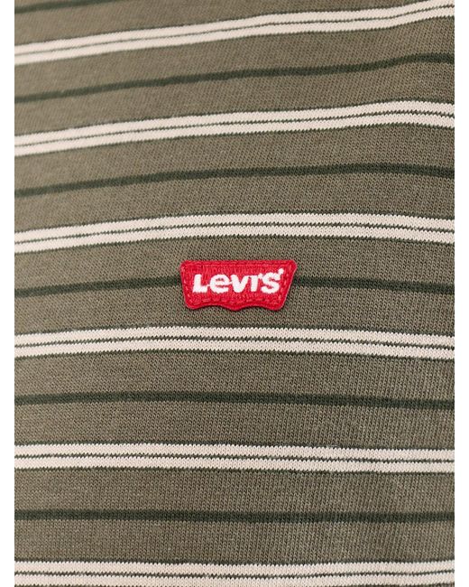 Levi's Gray Original Stripe T-Shirt for men