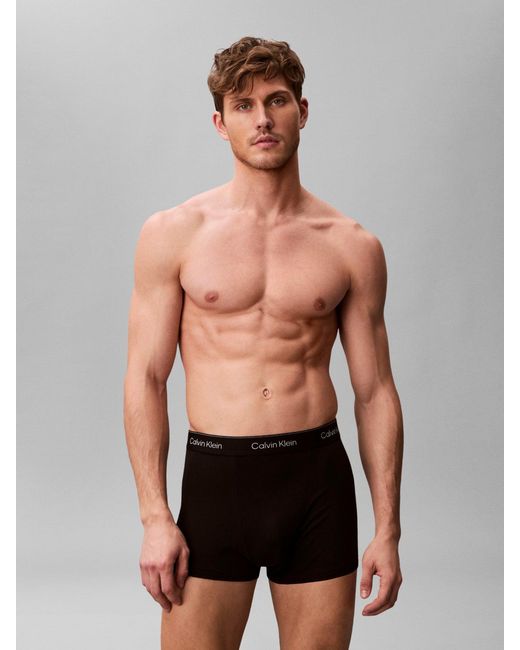 Calvin Klein Blue Icon Stretch Relaxed Trunks 5-Pack for men