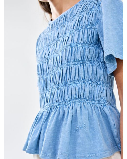 FRNCH Blue Marica Top