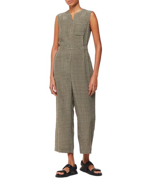 Whistles Green Women's Oval Spot Josie Jumpsuit