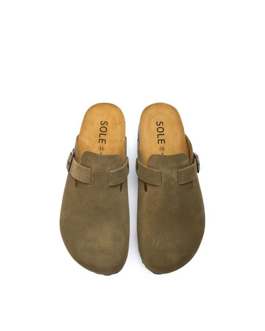 Sole Brown Nye Footbed Mule Sandals for men