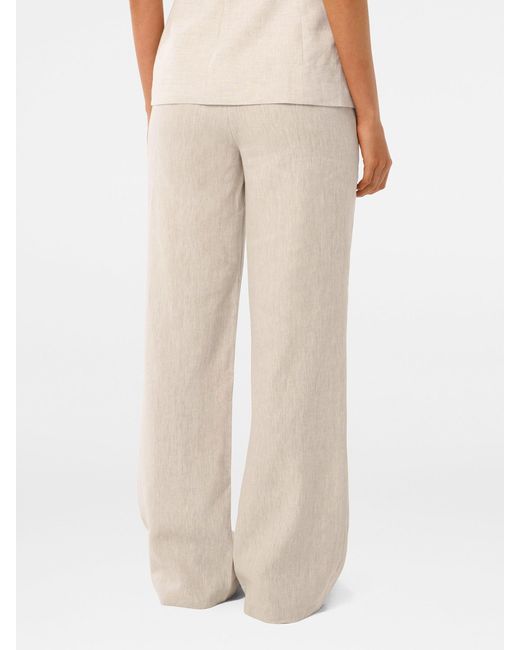Forever New White Martha Wide Leg Pants