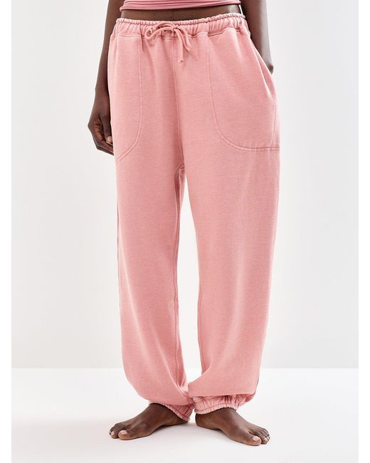 Free People Pink Slow It Down Joggers