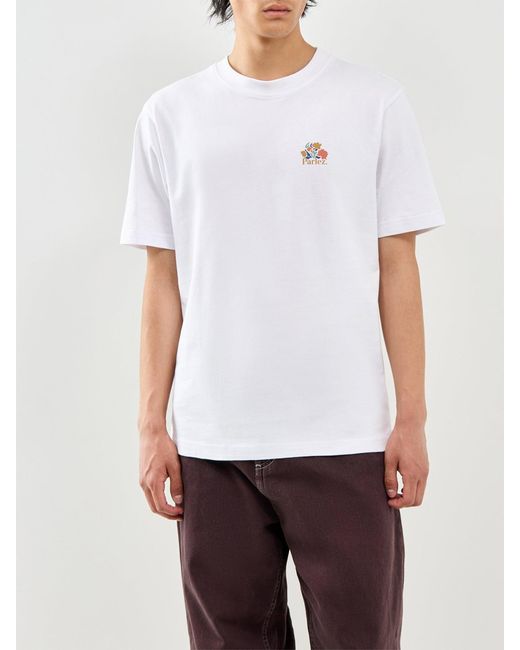 Parlez White Eldora Graphic T-Shirt for men