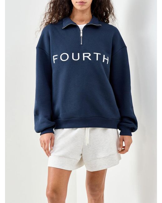 4th & Reckless Blue Laurel Sweatshirt