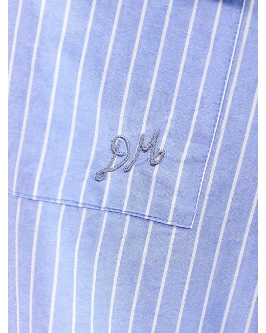 Damson Madder Blue Kendall Ruffle Shirt