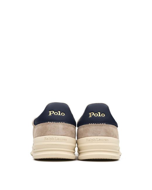 Polo Ralph Lauren White Heritage Court Era Trainers for men