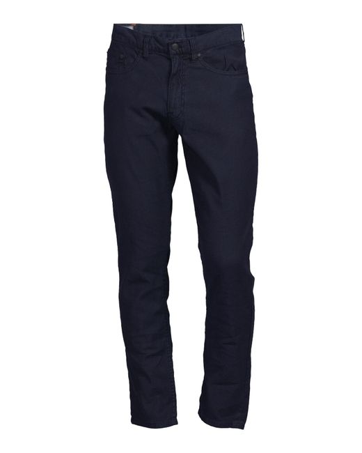 Gant Blue Men's Slim Fit Cotton Linen Jeans for men
