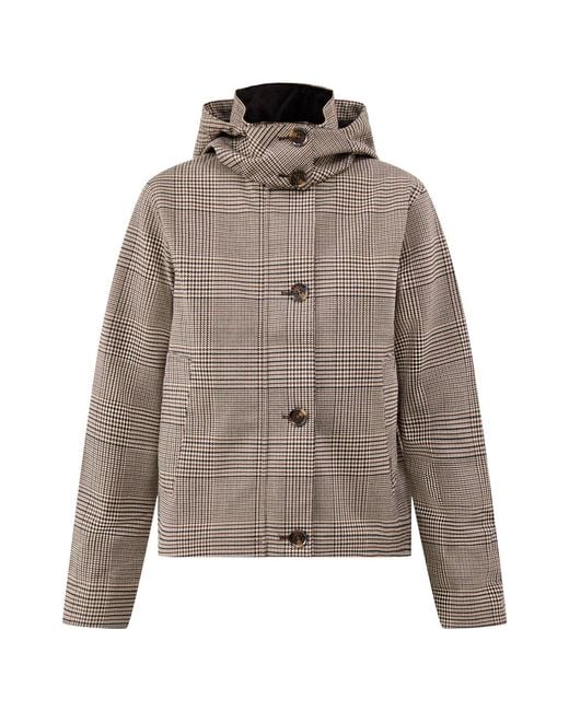 Barbour Gray Connie Showerproof Jacket