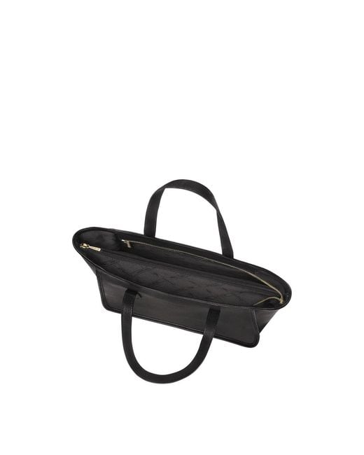 Longchamp Black Women's Le Foulonné L Tote Bag