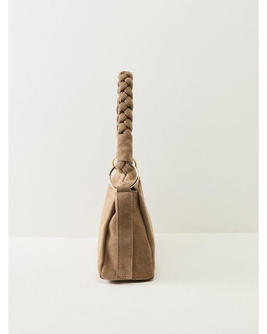 Marlon Brown Monnios Suede Bag