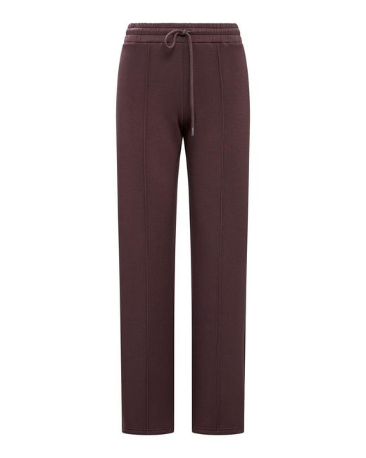 Forever New Purple Tiana Wide Leg Track Pants