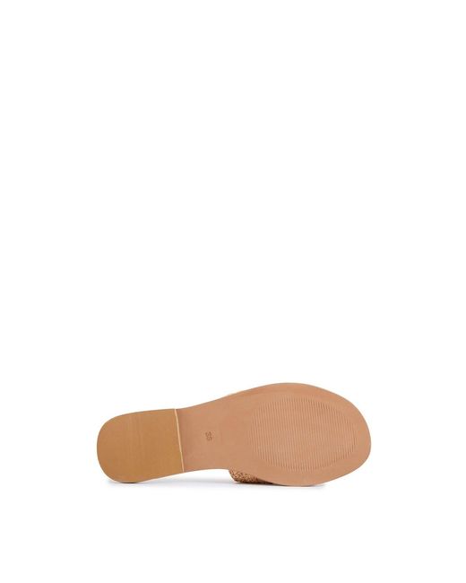 Sole Ldn White Blake Slide Sandals