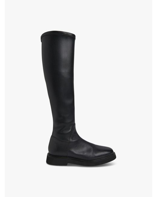 Whistles Black Women's Quin Stretch Knee High Boot