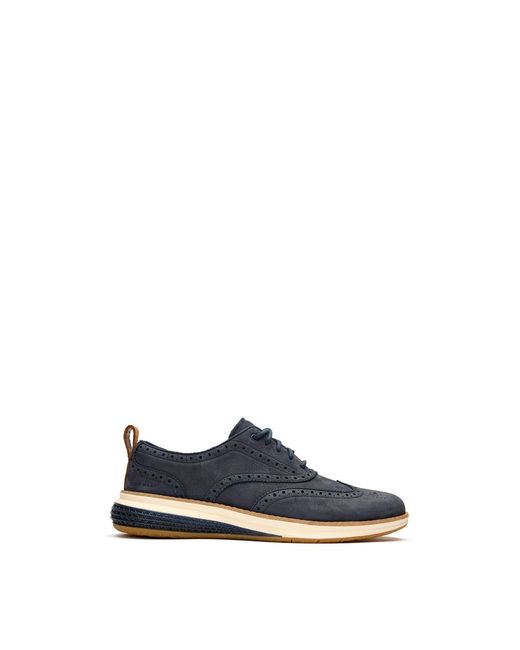 Cole Haan Blue Original Grand Energy Weave Wingtip Shoes for men
