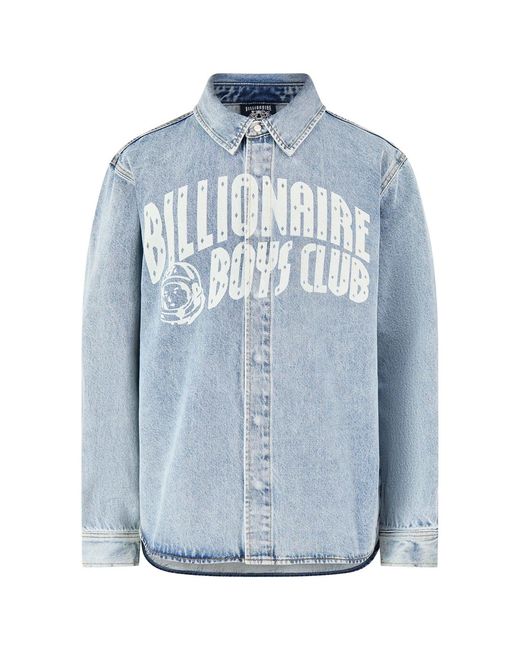 BBCICECREAM Blue Faded Shirt for men