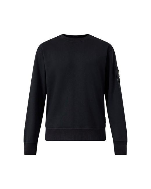 Moose Knuckles Blue Hartsfield Crew for men