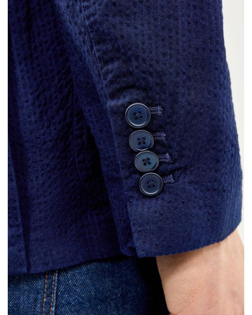Polo Ralph Lauren Blue Seersucker Pinstripe Blazer for men