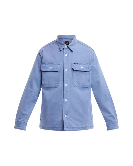 Lee Jeans Blue Men's Workwear Overshirt for men