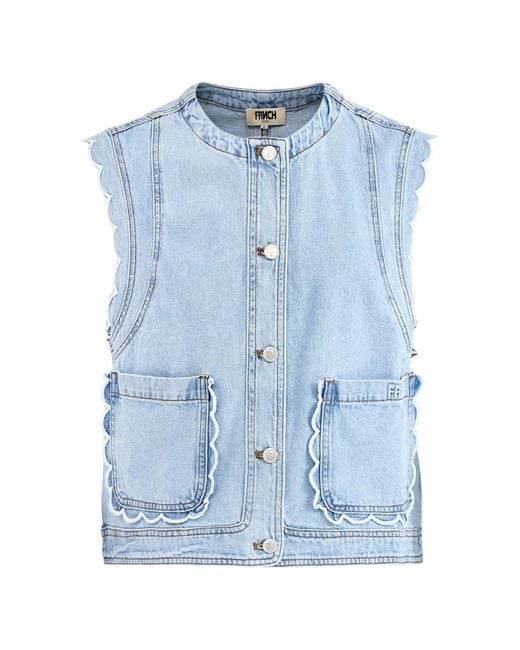 FRNCH Blue Lillo Gilet