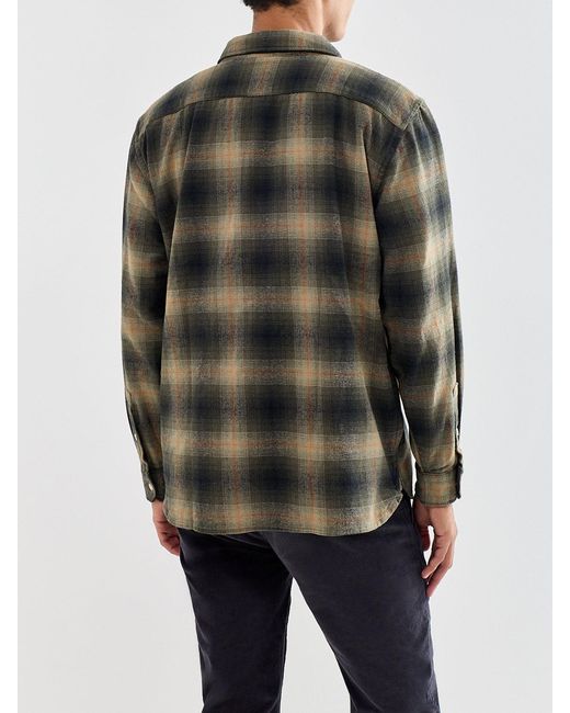 Levi's Green Check Flannel Shirt for men