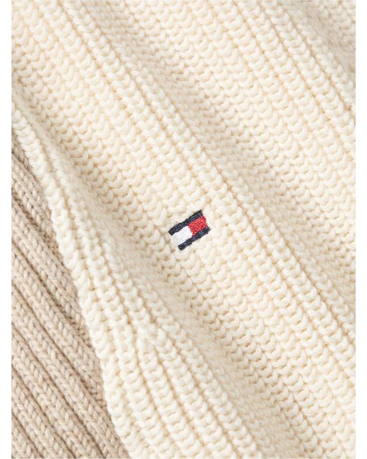 Tommy Hilfiger White Cardigan Stitch Relaxed Ha