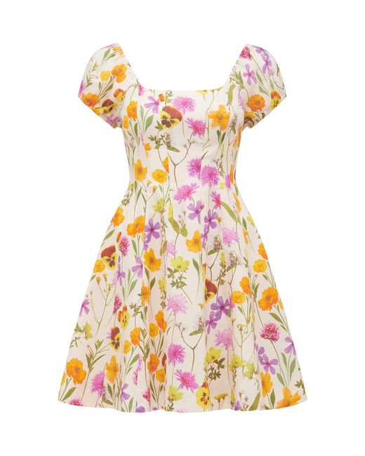 Forever New White Bondi Seam Detail Mini Dress