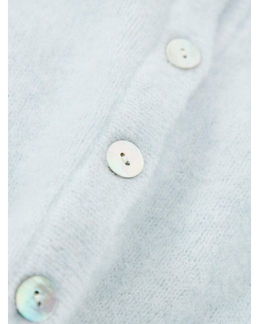 American Vintage Blue Vitow Alpaca Blend Cardigan