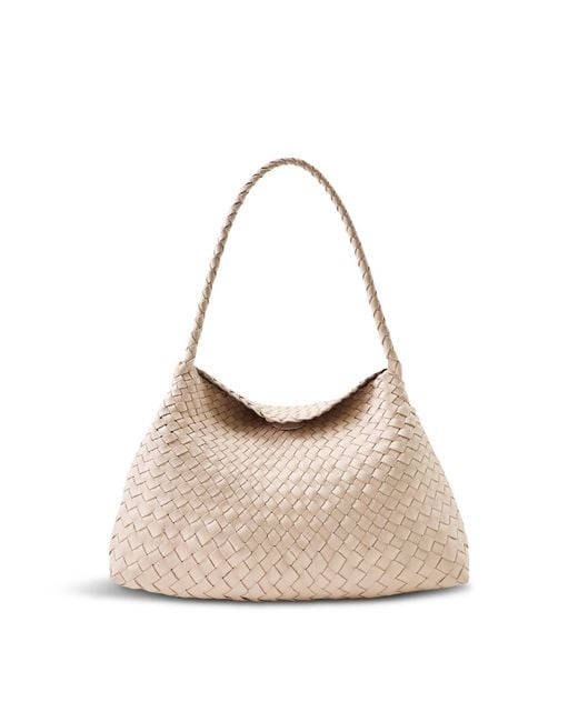 Dragon Diffusion Natural Santa Maria Shoulder Bag Cream