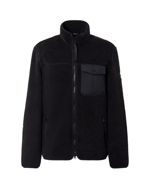 Barbour Black Fleece Jacket for men