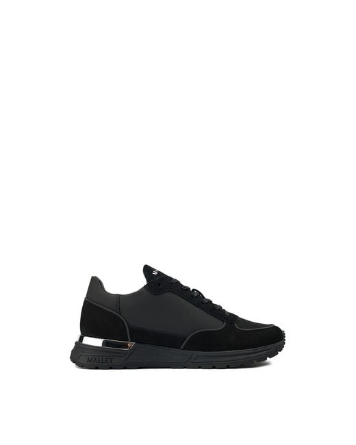 Mallet Black Popham Trainers for men