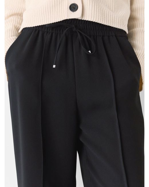 Whistles Blue Maria Fluid Crepe Trouser