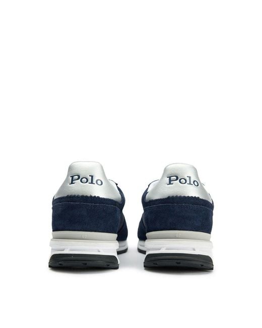 Polo Ralph Lauren Blue Varick Trainers Classic for men