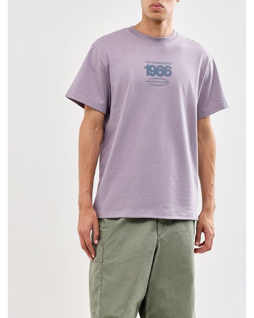 The North Face Purple Track Graphic T-Shirt for men