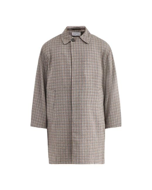 Universal Works Gray Lester Dogtooth Stan Coat for men