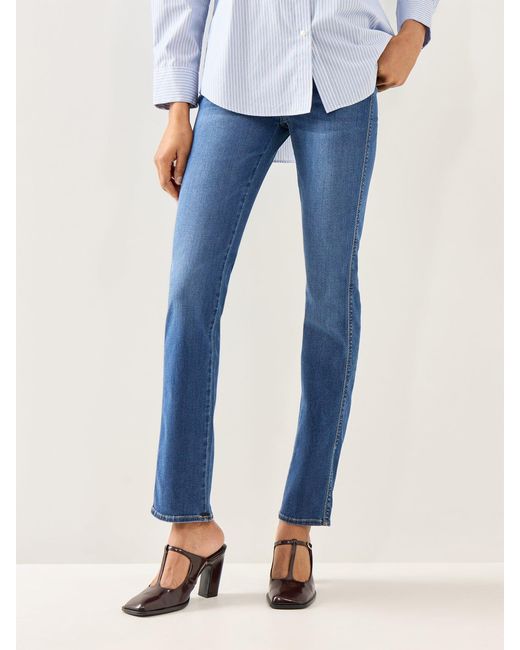 7 For All Mankind Blue Women's Kimmie Straight