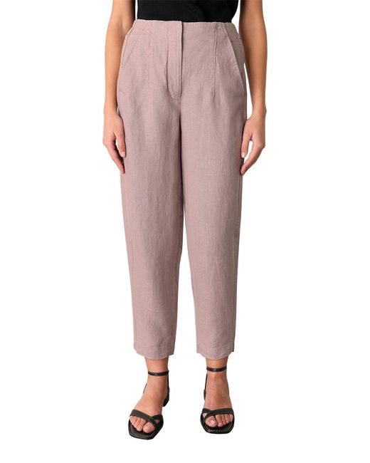 Whistles Pink Barrel Leg Trouser
