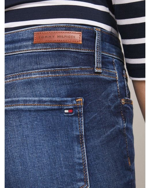 Tommy Hilfiger Blue Como Heritage Skinny Fit Faded Jeans
