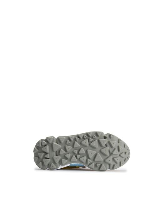 Flower Mountain White Yamano 3 Suede Trainers Multi for men