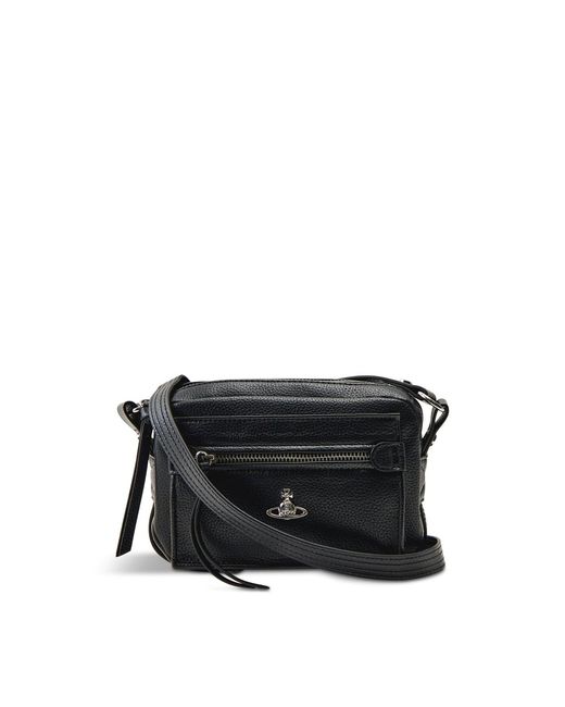 Vivienne Westwood Black Hannah Crossbody Bag