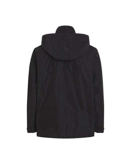Calvin Klein Black Hooded Windcheater Jacket for men