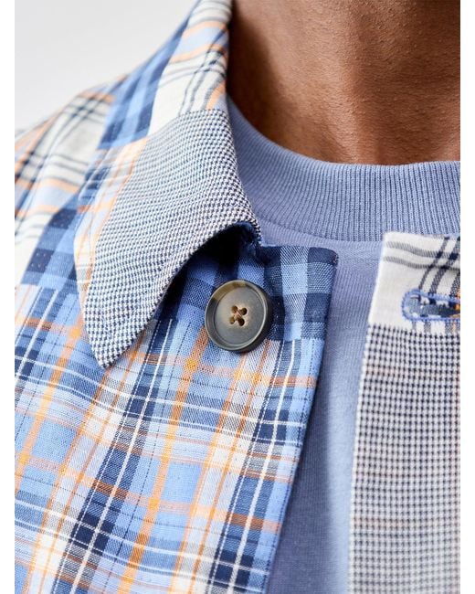 Paul Smith Blue Patch Overshirt for men
